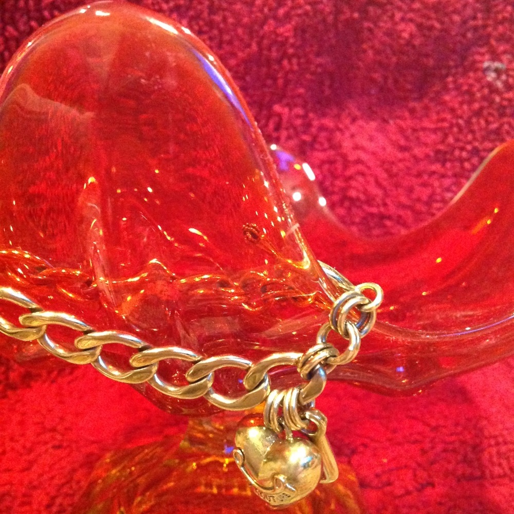 Juicy couture heart charm bracelet